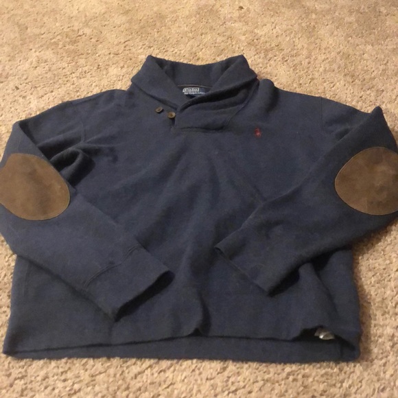Polo Ralph Lauren Other - Polo sweater with leather elbow patches.